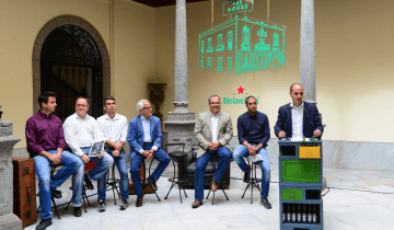 Ezequiel Pérez, Director de INCABE - Heineken Canarias durante su intervención.